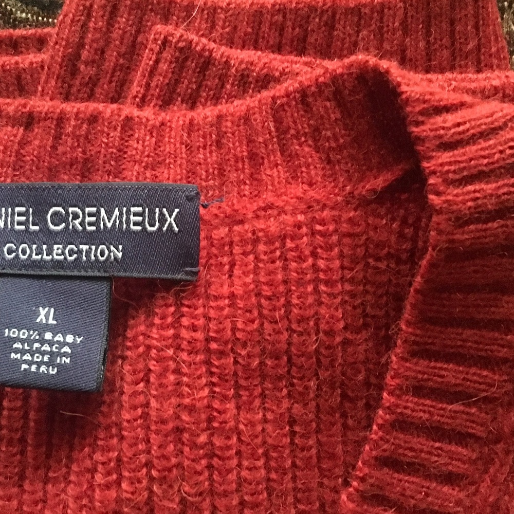 100% Baby Alpaca V-Neck Sweater